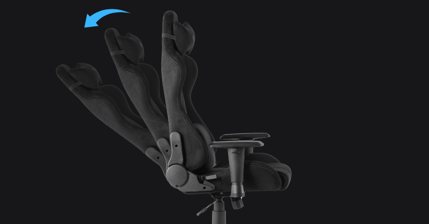 Oparcie odchylane 90-155° i pianka HR